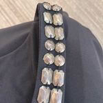 Bisou Bisou Y2K Dress Black Tank Style Beaded Neckline 2 4 New Photo 2