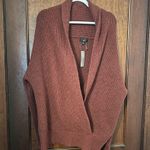 J.Crew NWT  365 Point Sur Shawl Pullover Sweater terracora clay brown M Photo 1