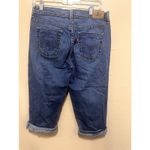 Levi's 515 Denim Capri Jeans Womens Size 6 Blue Cropped Casual Everyday Photo 3