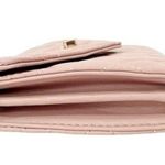 Badgley Mischka NWT Vegan Leather Purse Diamond Quilted Blush Pink Crossbody Bag Photo 4