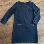 Madewell Black Zipp Pocket Shift Dress Size XS -Bloggers favorite B0855 Photo 0
