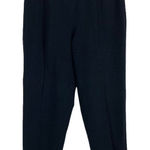 Worth 4 Navy Wool Trousers Career Work Dress Pants Classic Fit Blue Photo 0