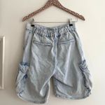 Anthropologie PILCRO BY Beachy Cargo Denim Shorts Size 27 Photo 4