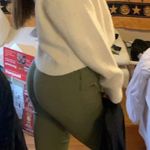 Bik Bok Green High Waist Pants Photo 0