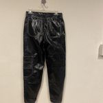 Choosy Pants Womens 0 Black Faux Leather Cargo Clip Pocket High Rise Photo 3