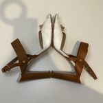 Valentino Garavani Macrostud Rockstud High Heel Sandals Tan White Open Toe 41 Photo 5