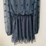 DO+BE  Polkadot Long Sleeve Dress Black Sz Medium Photo 8