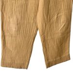 Madewell M Gauzy Lightspun Tapered Huston Pull-On cotton Crop Beachy Pants Photo 5