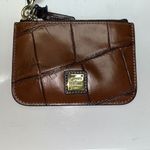 Dooney & Bourke Croco Cognac Wristlet- Mini Bag- NEW Photo 2