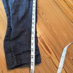 Garnet Hill Linen Pants Size 8 Blue Capri Casual Beach Coastal Closet Staple Photo 11