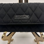 Vera Bradley Classic Black All-in-One Wristlet Clutch Wallet 7"x4" Photo 0