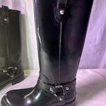 Michael Kors  Glossy Black Rain Boots Photo 9