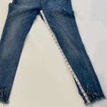 DL1961  Mara Instasculpt Straight Ankle Denim Blue Jeans Fringe Hem EUC Sz 25 Photo 13