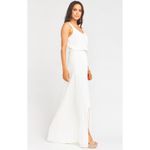 Show Me Your Mumu  Kendall Maxi Bridal Dress Wedding Cake Chiffon M NWT Photo 2