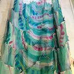 Vintage 90s Yolanda Lorente Hand Painted Dress 100% Silk Size undefined Photo 10