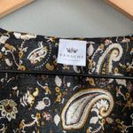 Panache Accessories Dixie Kimono Black Paisley Mustard Fringe One Size Photo 4