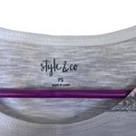 Style & Co  Petite Small Short sleeve crew neck blouse Photo 1