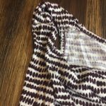 Ann Taylor  LOFT Two Piece Sleeveless Purple/Cream Blouse/Skirt Photo 3