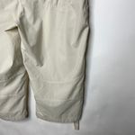Nike  Cream Tan Cropped Pants Sz Large 12-14 Photo 7