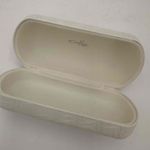 Oakley  White Hard Shell Embossed Pattern Glasses Case Photo 6