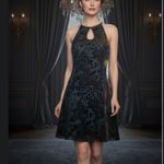 Sue Wong Vintage Y2K  Studio Silk Blend Velvet Burnout Dress - Size S Photo 1