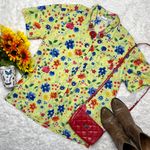 Bobbie & Brooks Vintage 90s spring cottagecore Floral button Shirt Photo 4