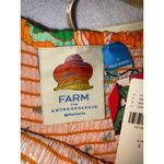 Farm Rio Anthropologie smocked floral wide leg pants Orange Floral resort vacay Photo 7