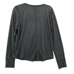 prAna  Shirt Womens Sz Large Athletic Workout Yoga Long Sleeve Top Gray Photo 1