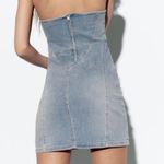 ZARA NWT  Denim Strapless Mini Dress Photo 1
