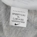 Nike Yoga Women's Dri-Fit Gray Cropped Hoodie Sweatshirt Training XL Photo 10