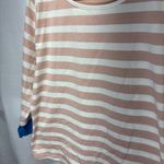 Allegra K Pink Relaxed Fit 3/4 Sleeve Tee Photo 3
