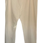 Eileen Fisher Womens White Pull-On Pants XL resort casual coastal stretch career Photo 0
