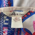 Lucky‎ & Coco Bohemian Dress Floral Print Sleeveless Casual Summer Dress Large Tan Photo 3