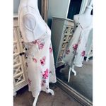 Vintage Nicolette Satin Floral Nightgown Slip Multi Size M Photo 1