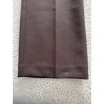 Van Heusen Studio Stretch Extensible Dark Brown Mid-Rise Straight Leg Pants Sz 4 Photo 9