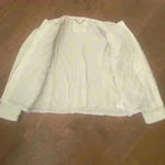 prAna Good Lux Quilted Jacket Teddy Sherpa Coat Diva Bomber size Large Cream Photo 7