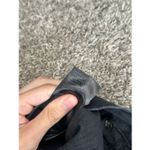 Free People  Distressed Maggie Mid Rise Straight Leg Jeans Black Ankle Size 26 Photo 6