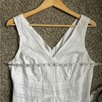 Nine West  White Tank Mini Dress Fit N Flare Bridal Neutral Bachelorette 8 Photo 4