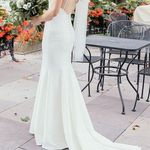 Jenny Yoo Jenny by Marley V-Neck Bridal Gown Size 0/2 Photo 2