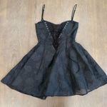 House Of CB  SERENITA BLACK MINI DRESS XS Photo 4