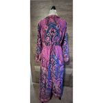 Vintage maxi dress sz M vacation resort Cleopatra Pink Long V Neck Size M Photo 4