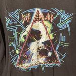 Def Leppard distressed band tee M unisex Black Size M Photo 1