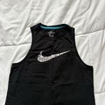 Nike Womens Size Small N7 Tank Top Black White 100% Cotton Activewear Photo 1