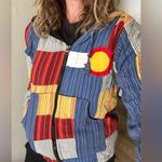 Colorado hippie jacket Small Rising International Nepal Red Photo 0