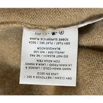 naadam Mock Cut Turtle Neck Old Money Designer 100% Cashmere Sweater Small Tan Photo 6