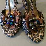 Unisa  Animal Print Beaded Heels Size 5.5 Photo 2