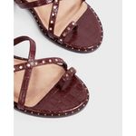 Ted Baker 💕 LONDON💕 Mathar Flat Studded Gladiator Sandal ~ Dark Brown 38.5 NWT Photo 7