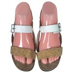 Naot Norah Cork Leather White Diamond Sandals Size EU 38 US 7 Photo 1