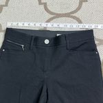 Chico's  Ponte knit So Slimming Jeggings Black Solid Stretch Pants, Size 2 short Photo 2