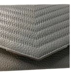 Ted Baker Grey Quilted Flap Matinee Long Wallet Photo 8